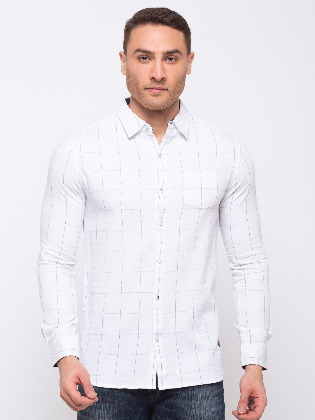 Status Quo |Checks Slim Fit Shirt - 3XL, 4XL, 5XL