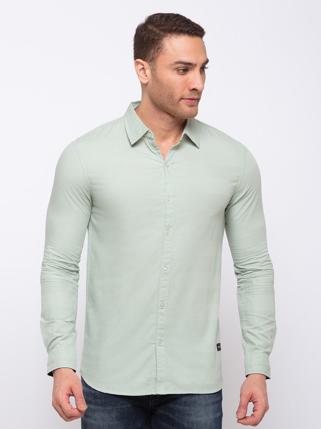 Status Quo |Solid Slim Fit Shirt - 3XL, 4XL, 5XL