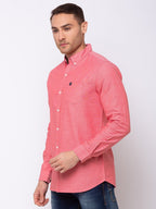 Solid Cotton Slim Fit Shirt