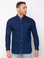 Status Quo |Solid Slim Fit Shirt - 3XL, 4XL, 5XL