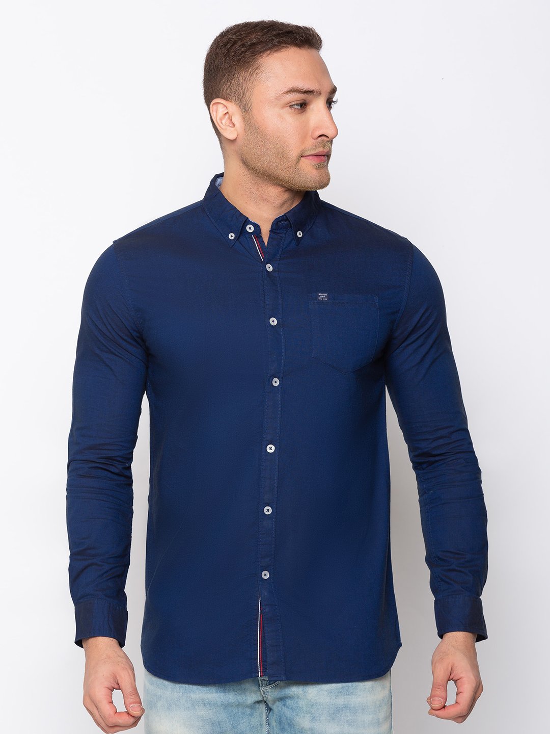 Status Quo |Solid Slim Fit Shirt - 3XL, 4XL, 5XL