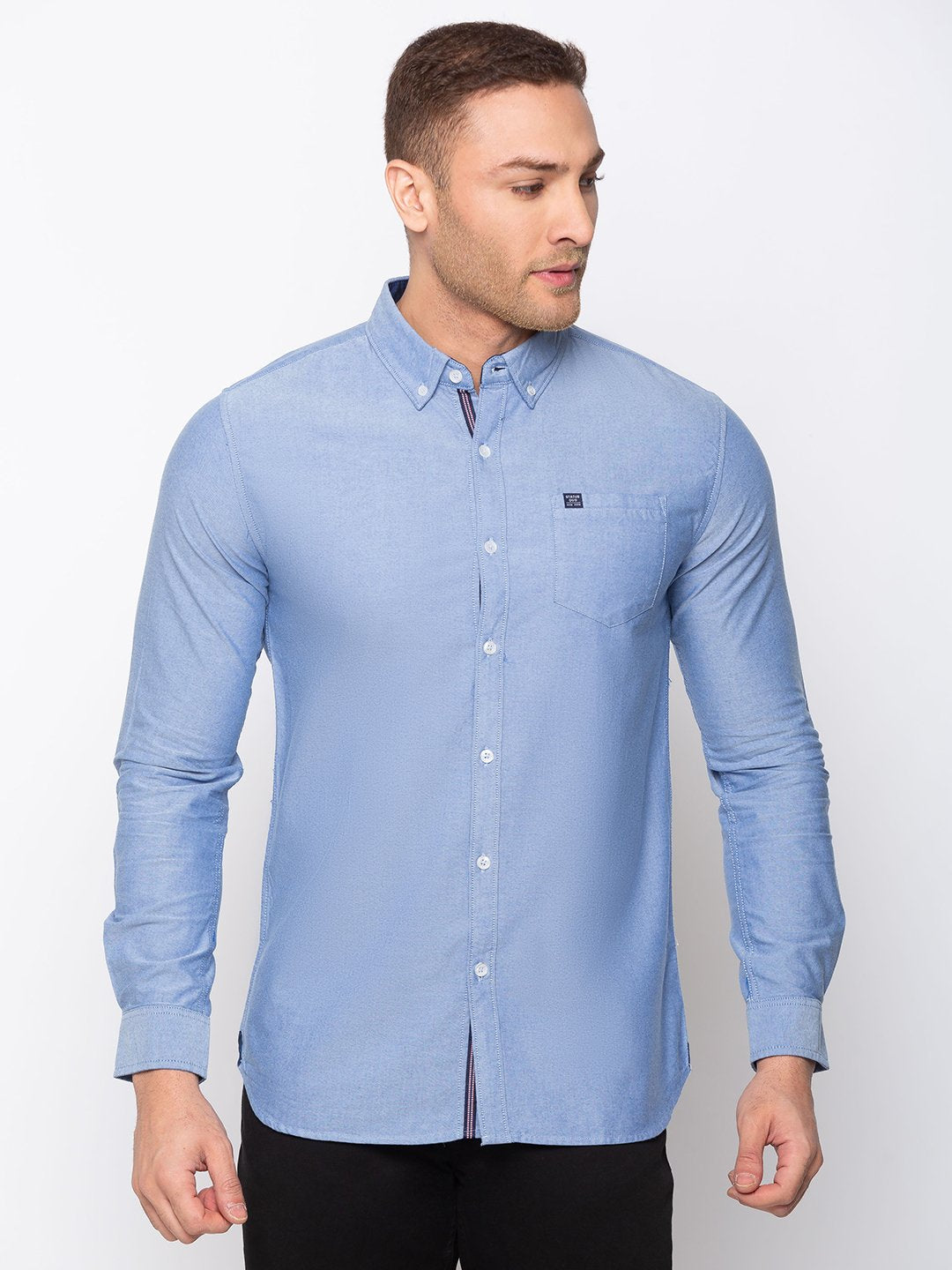 Status Quo |Solid Slim Fit Shirt - 3XL, 4XL, 5XL