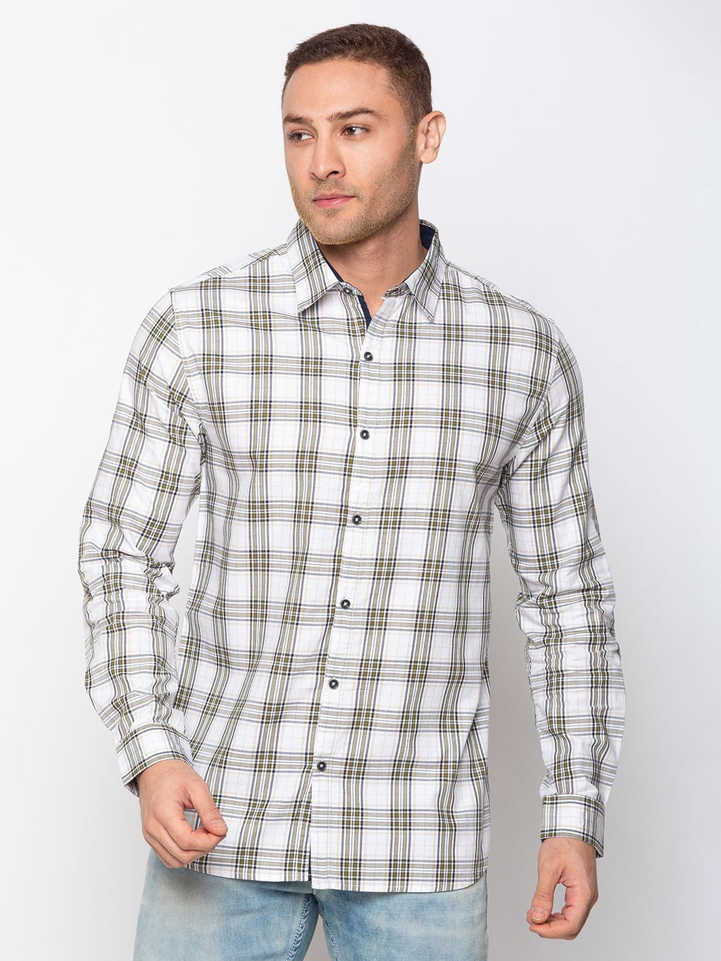 Status Quo |Checks Slim Fit Shirt - 3XL, 4XL, 5XL