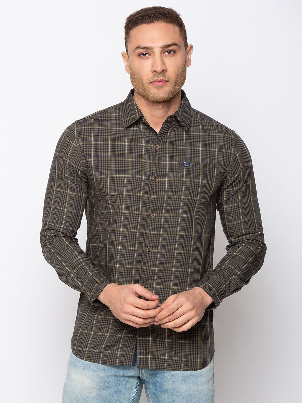 Status Quo |Checks Slim Fit Shirt - 3XL, 4XL, 5XL