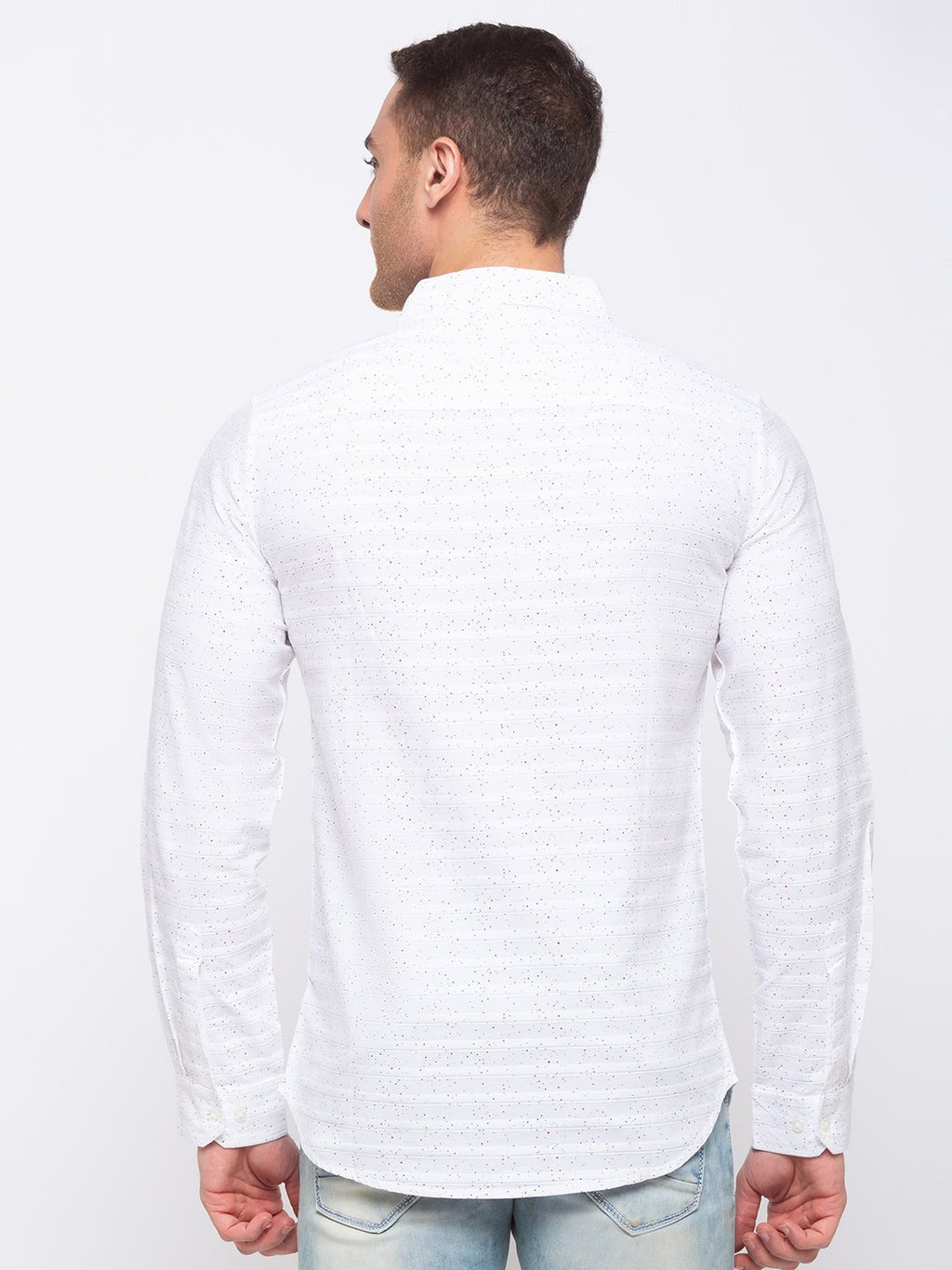 Printed Cotton Slim Fit Shirt