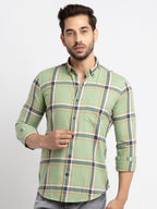 Status Quo |Mens Slim Fit Checks Shirts - S, M, L, XL, XXL
