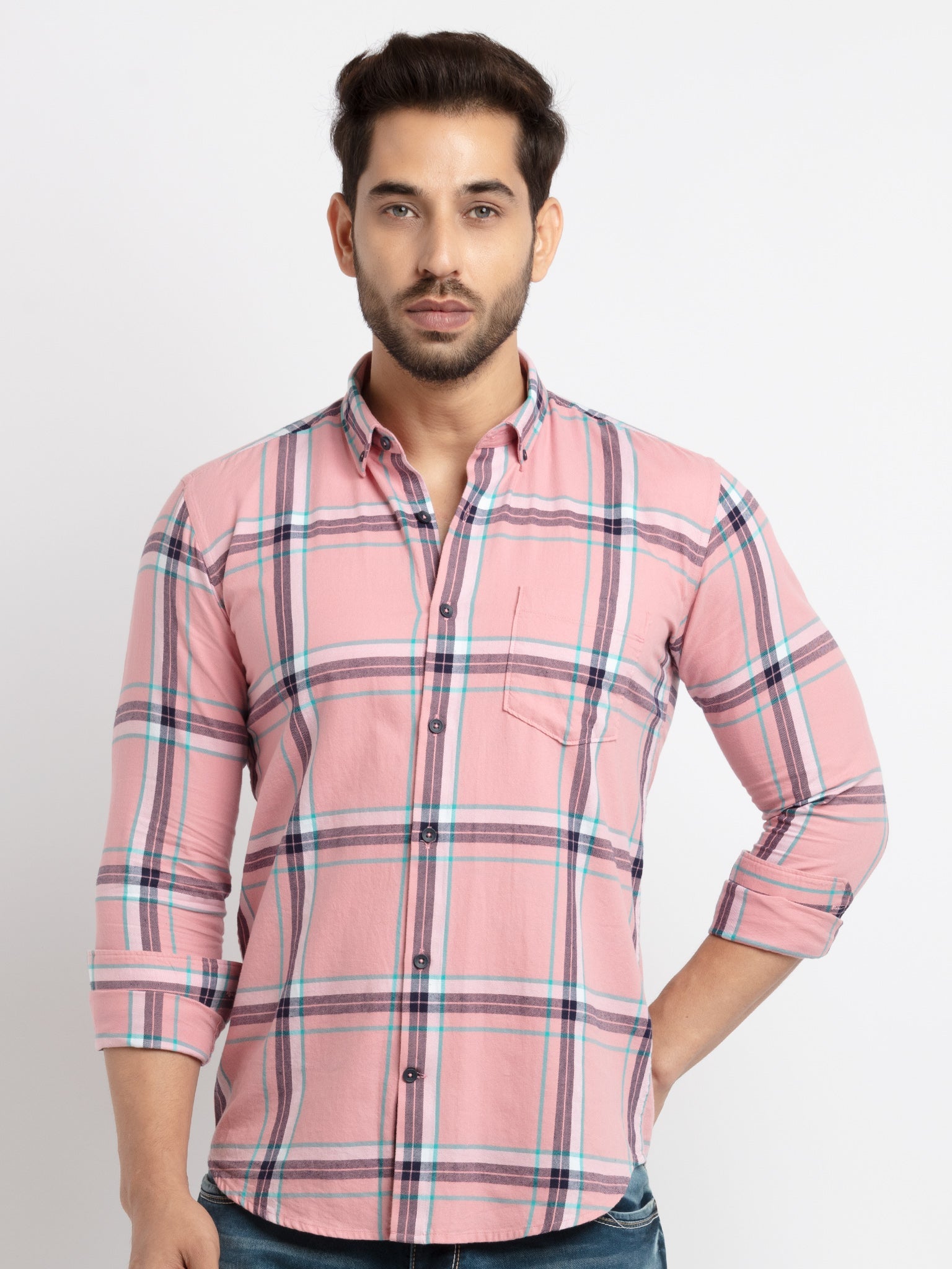checkered shirts
