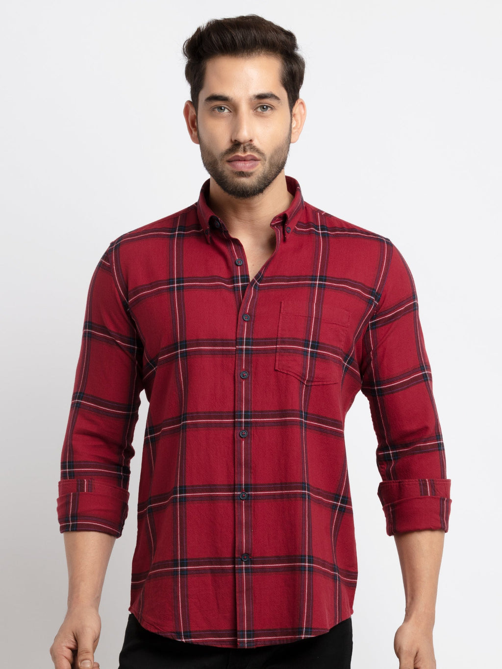 checkered shirts