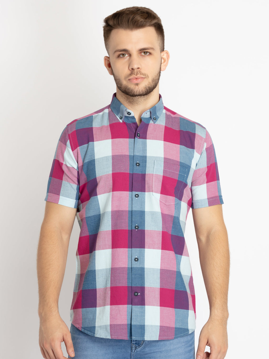 checkered shirts