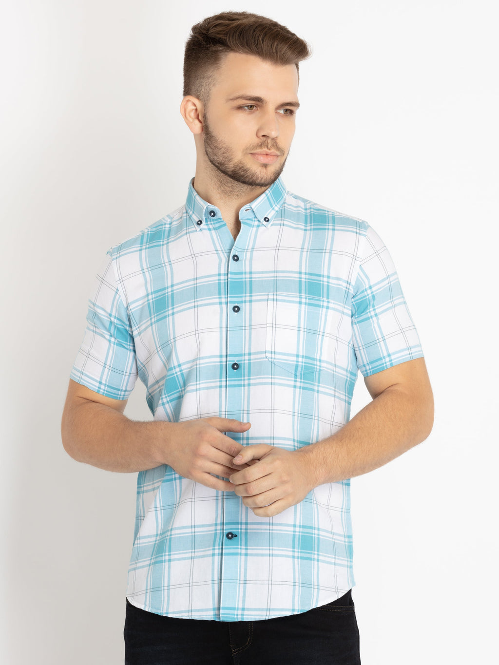 checkered shirts
