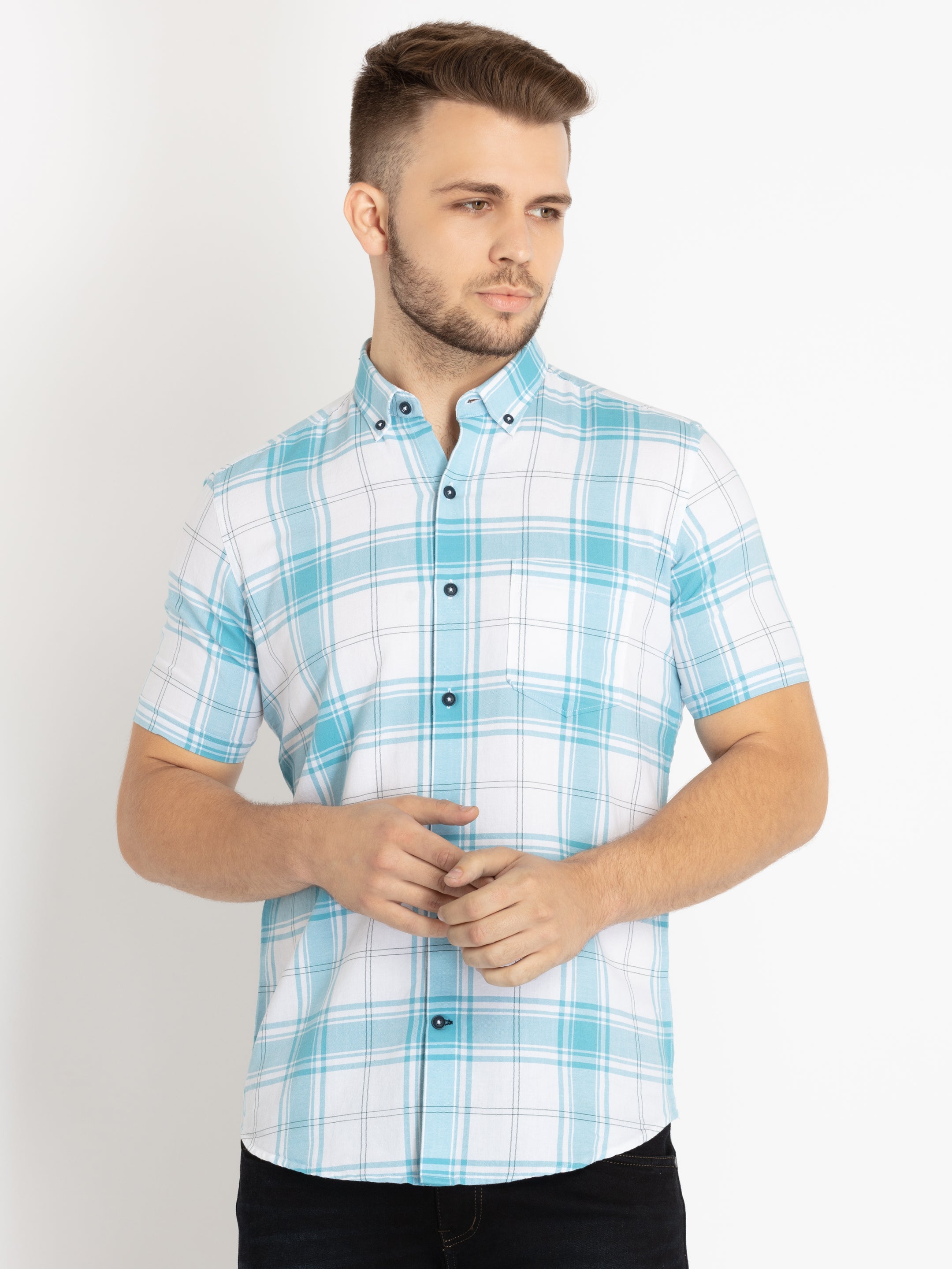 checkered shirts