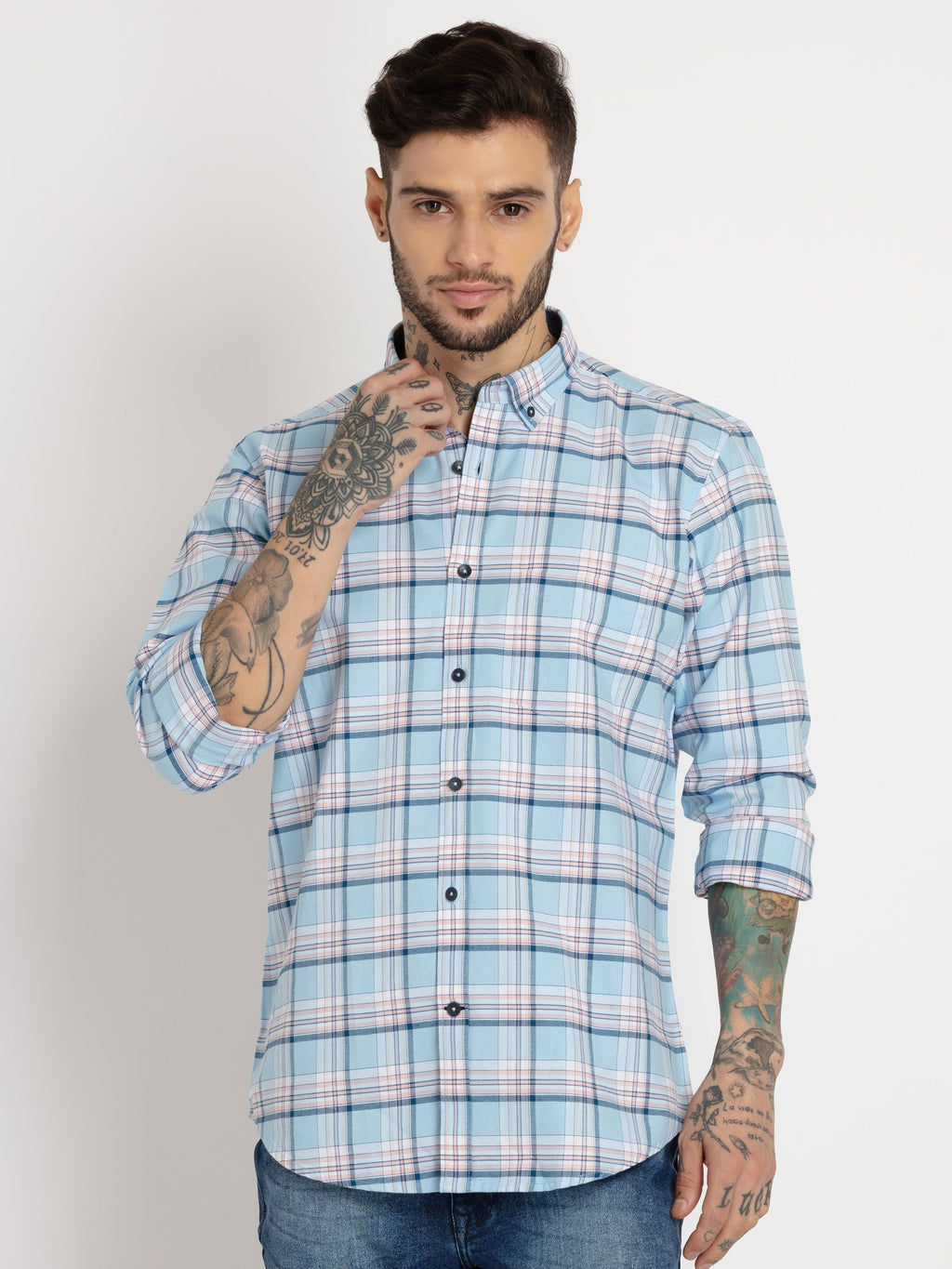 checkered shirts