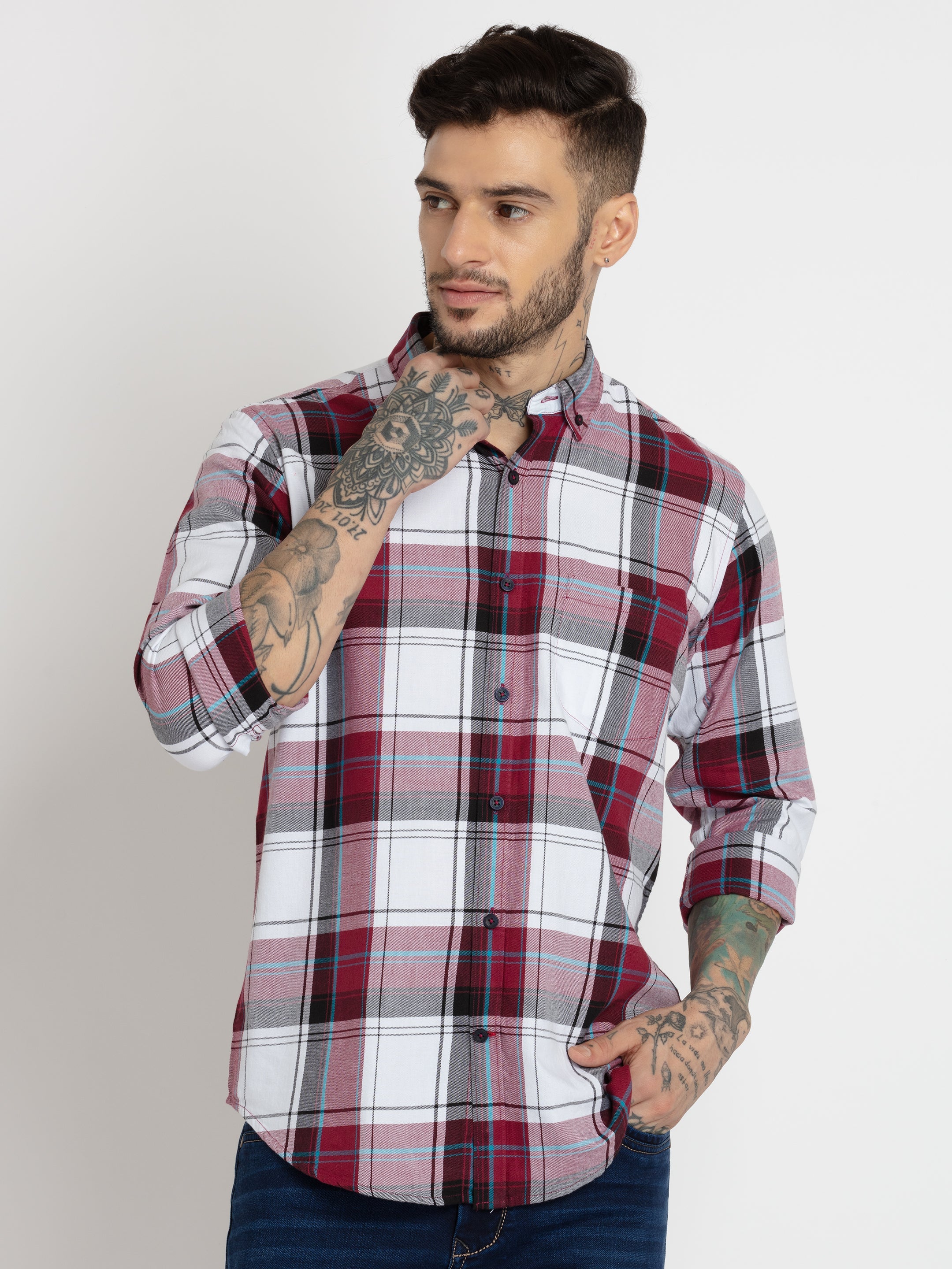checkered shirts for men