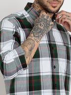 Men's Checkered Cotton Slim Fit Shirt