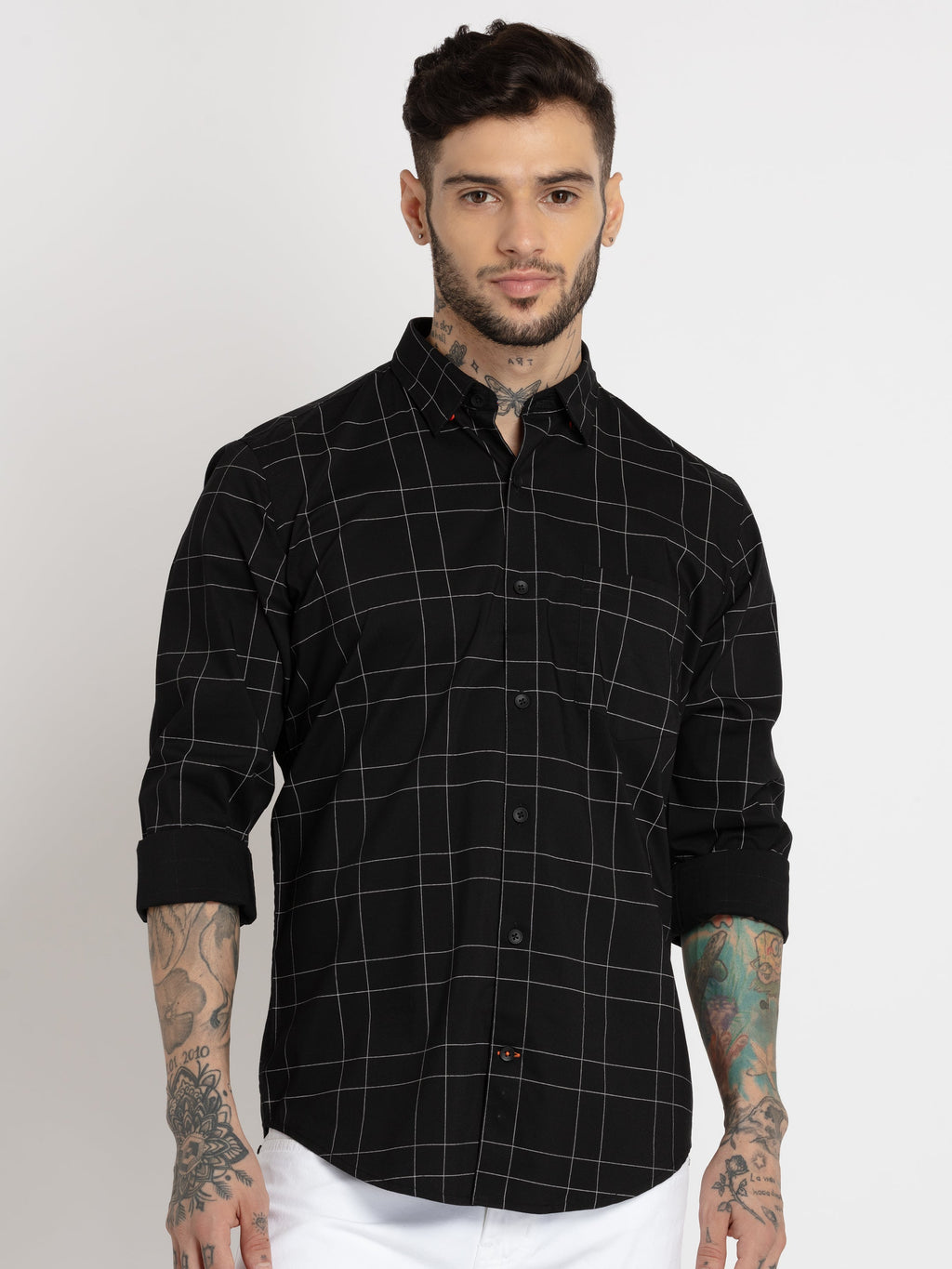 checkered shirts