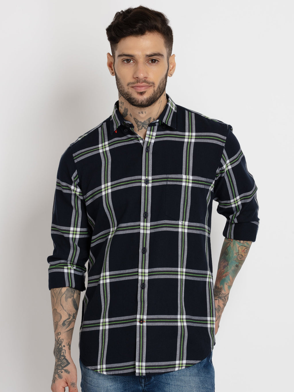 checkered shirts