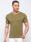 Solid Slim Fit V-Neck T-shirt