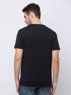 Solid Henley Neck T-Shirt