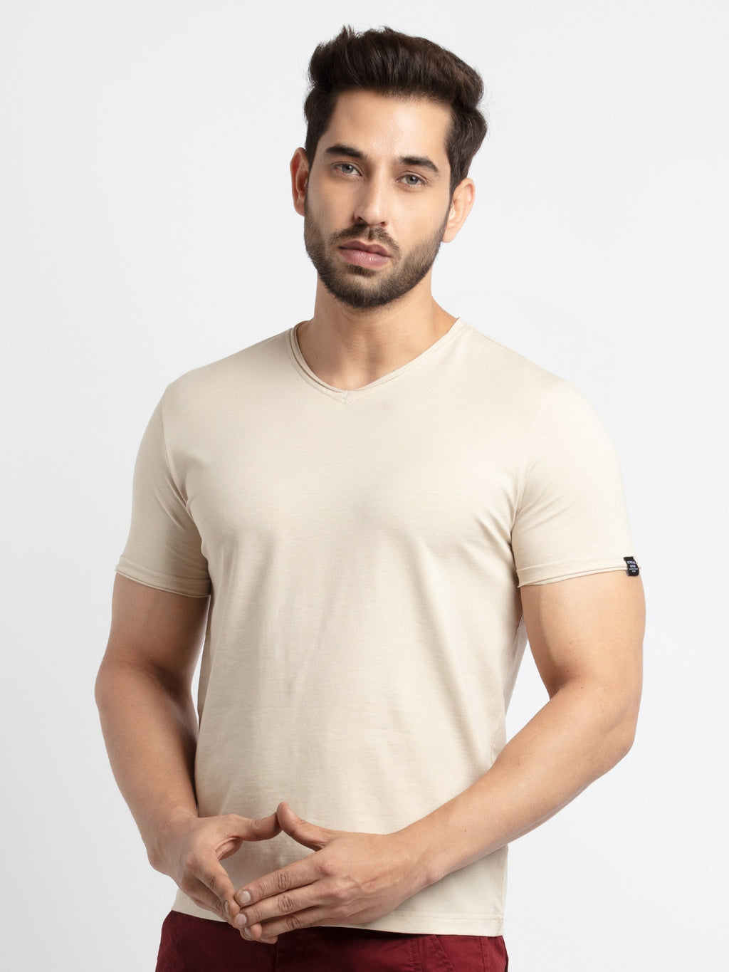 Status Quo |Solid V Neck T-shirt - S, M, L, XL, XXL