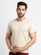 Status Quo |Solid V Neck T-shirt - S, M, L, XL, XXL
