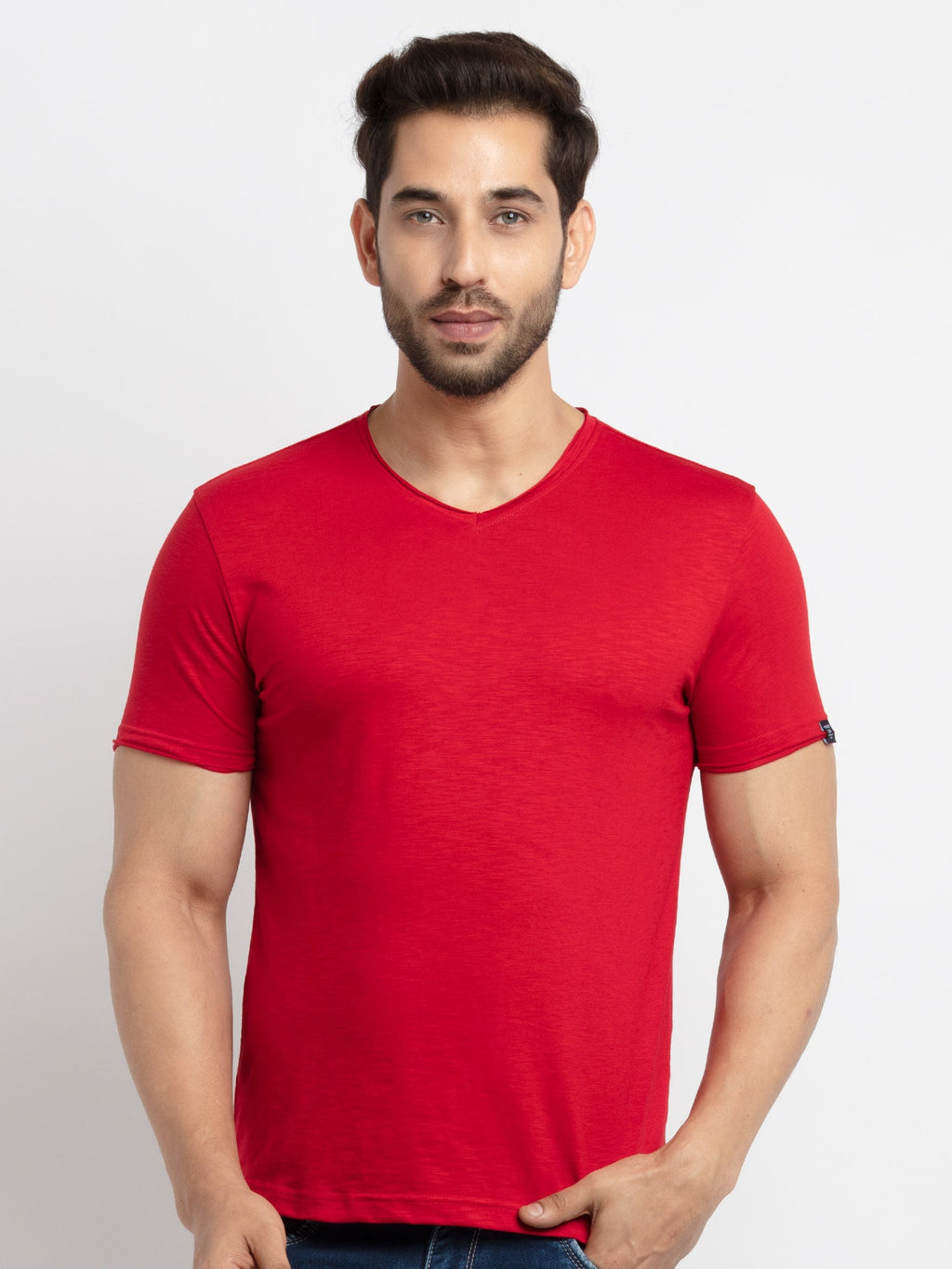 Status Quo |Solid V Neck T-shirt - S, M, L, XL, XXL