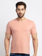 Status Quo |Solid V Neck T-shirt - 3XL, 4XL, 5XL