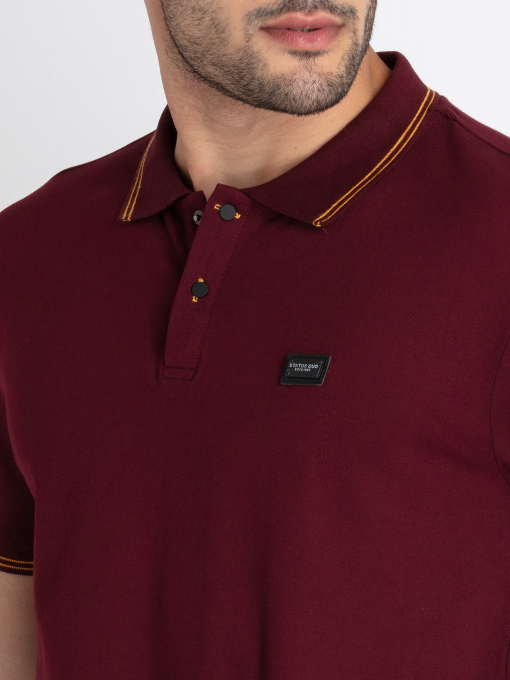 Mens Solid Polo T-Shirt