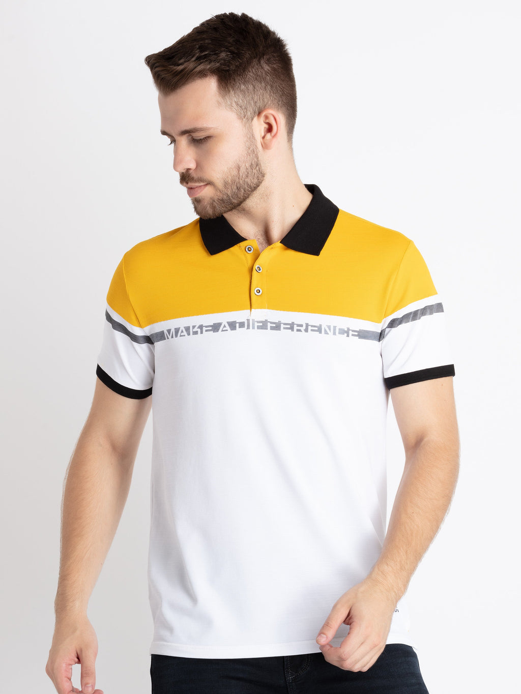 striped polo t shirt