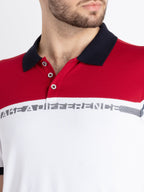 Mens Colorblocked Polo T-Shirt