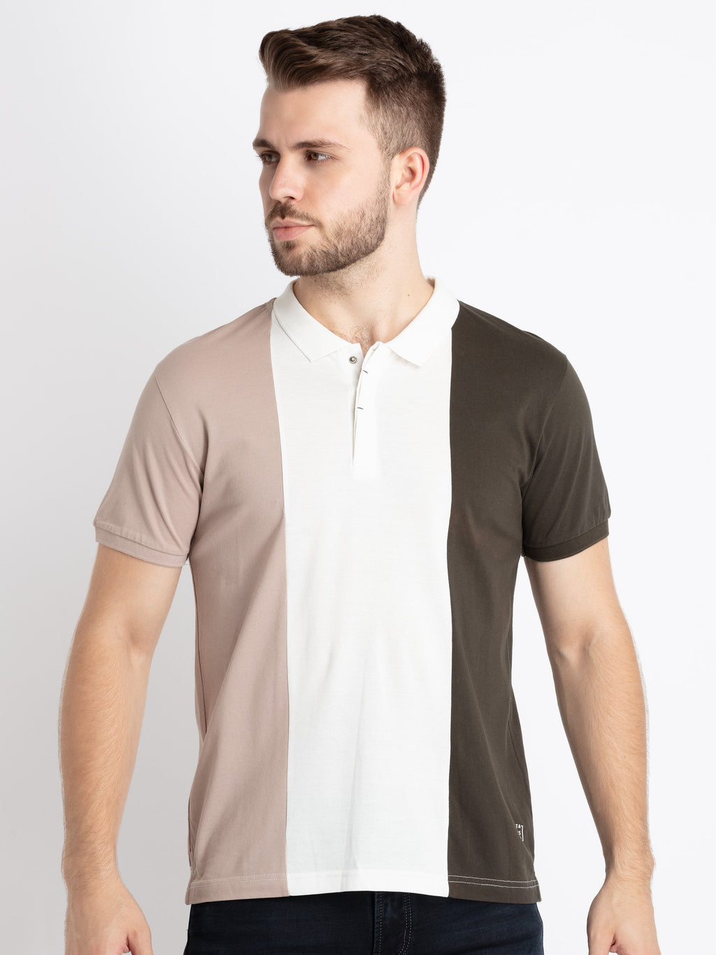 striped polo t shirt