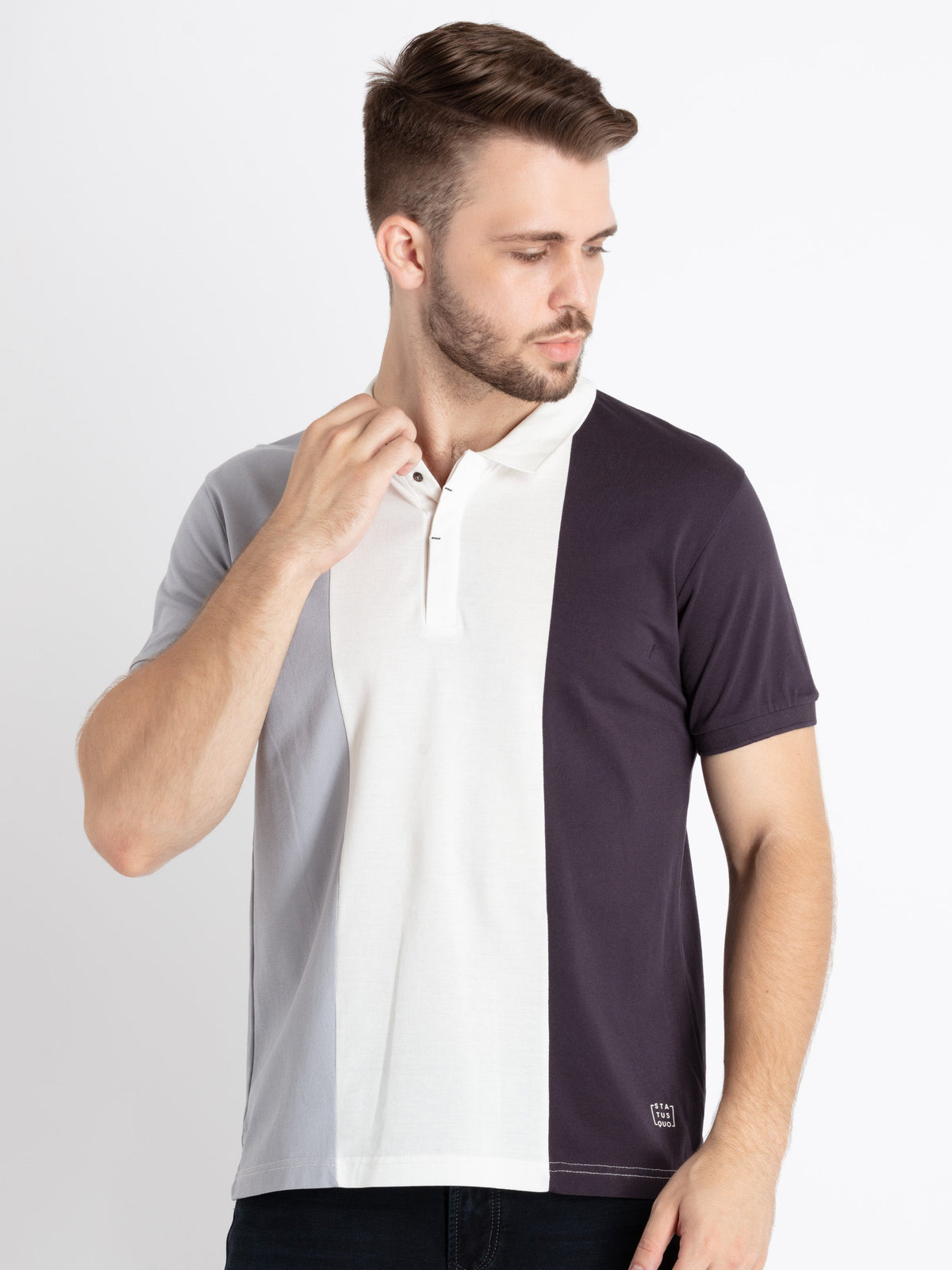 Status Quo |Men's Printed Polo T-shirt - 3XL, 4XL, 5XL