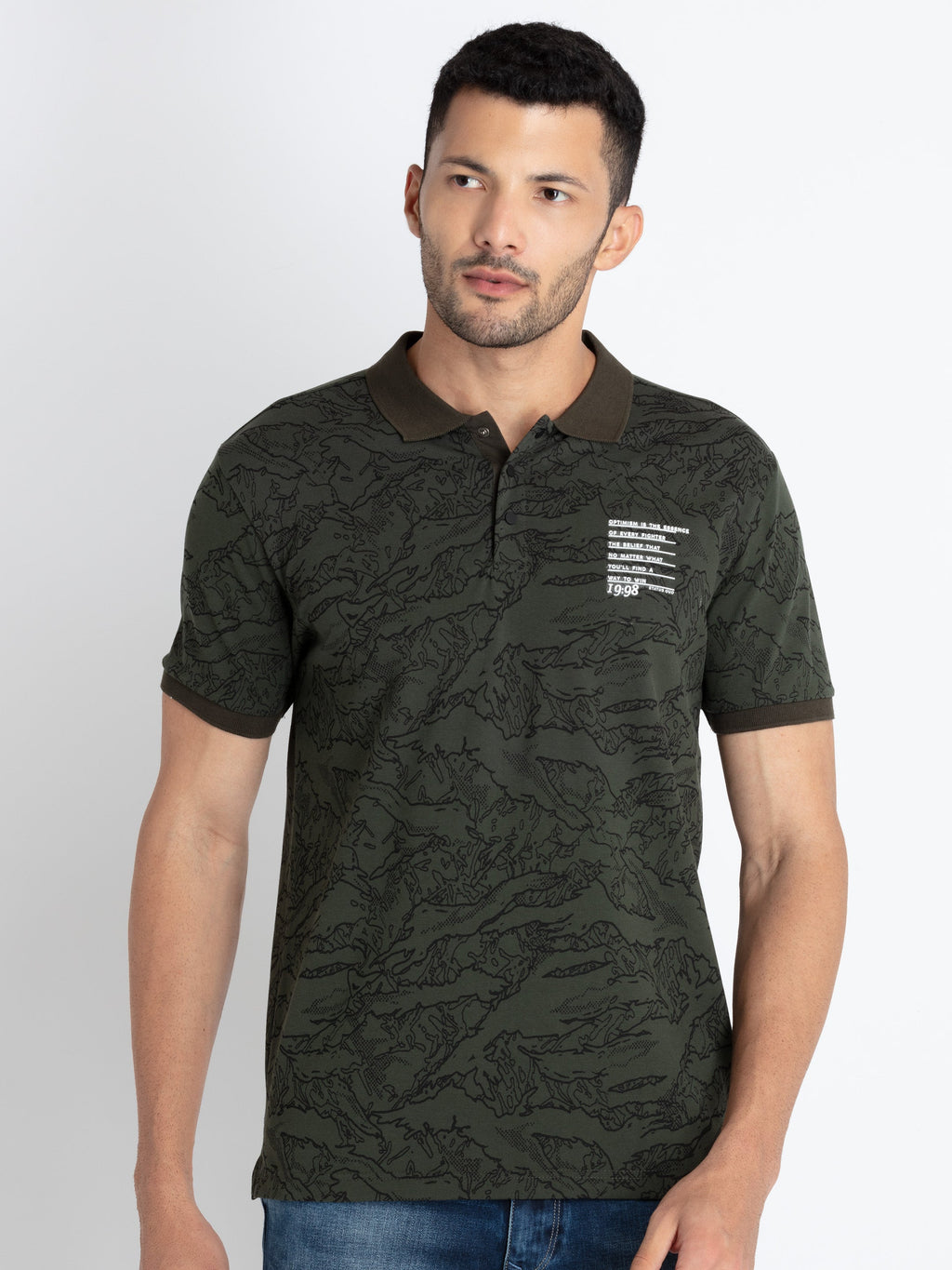 Status Quo |Men's Printed Polo T-shirt - S, M, L, XL, XXL
