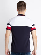 Mens Colorblocked Polo T-Shirt