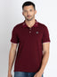 Solid polo t shirt