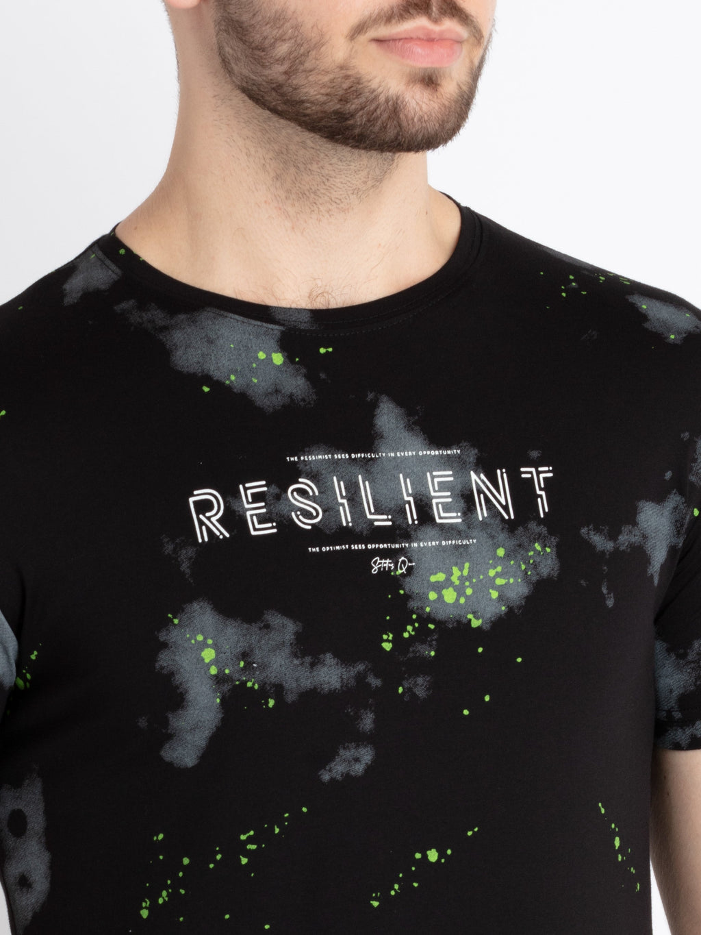 Mens Printed Round Neck T-Shirt
