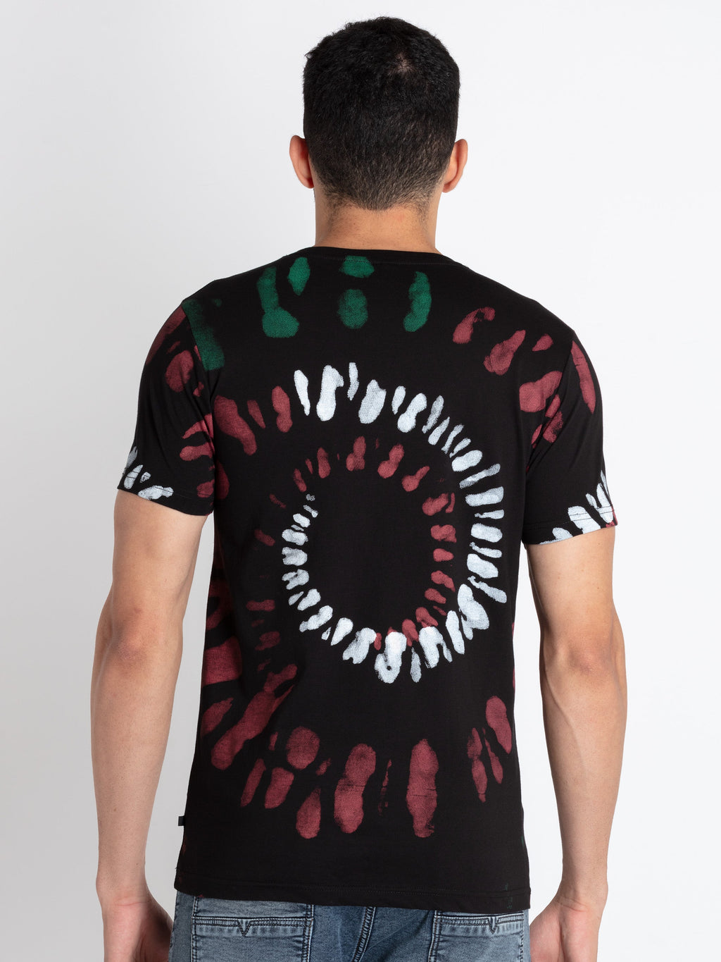 Mens All Over Print Round Neck T-Shirt