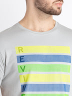 Mens Printed Round Neck T-Shirt