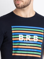 Mens Printed Round Neck T-Shirt