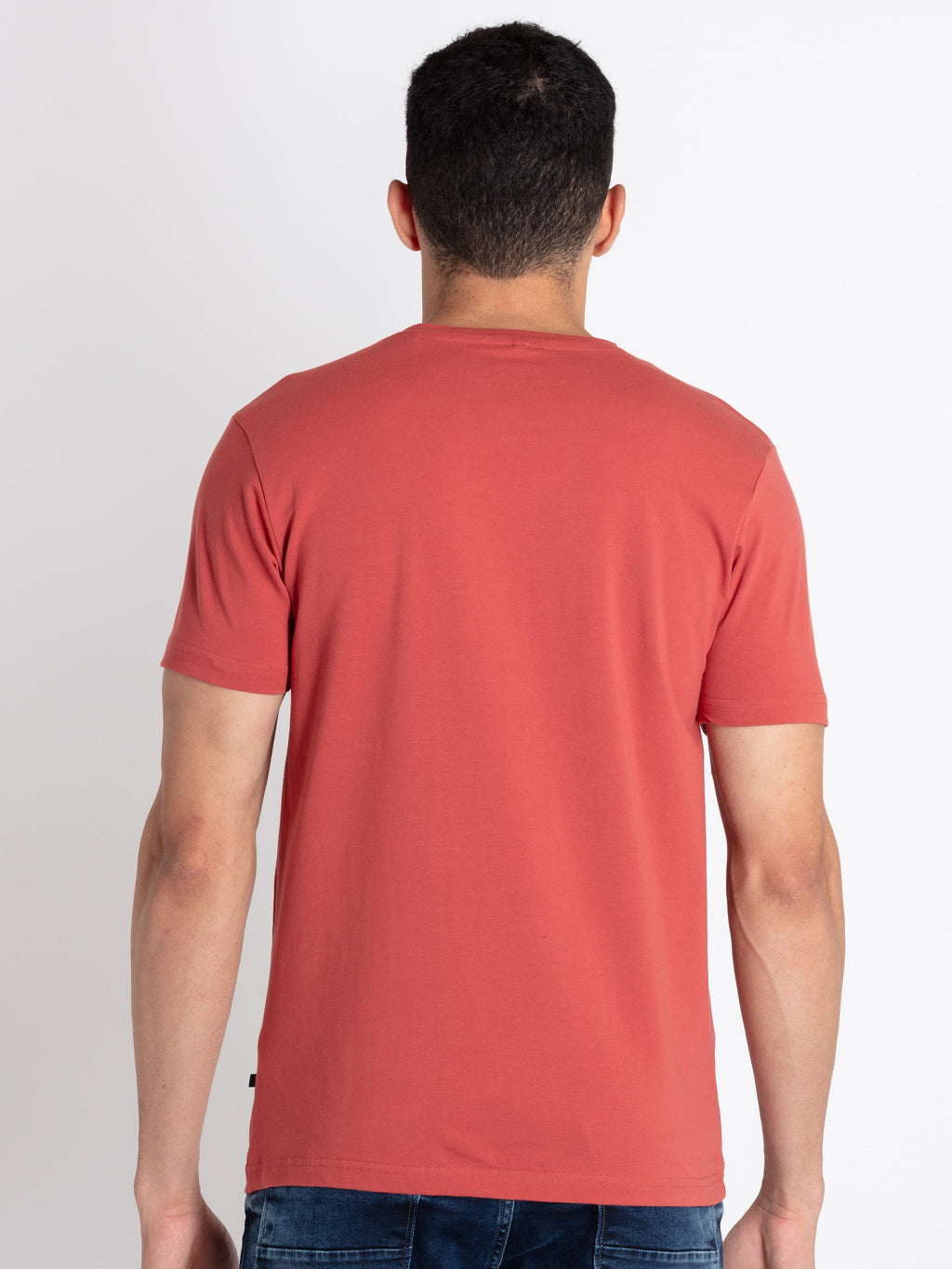 Mens Printed Round Neck T-Shirt
