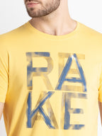 Mens Printed Round Neck T-Shirt