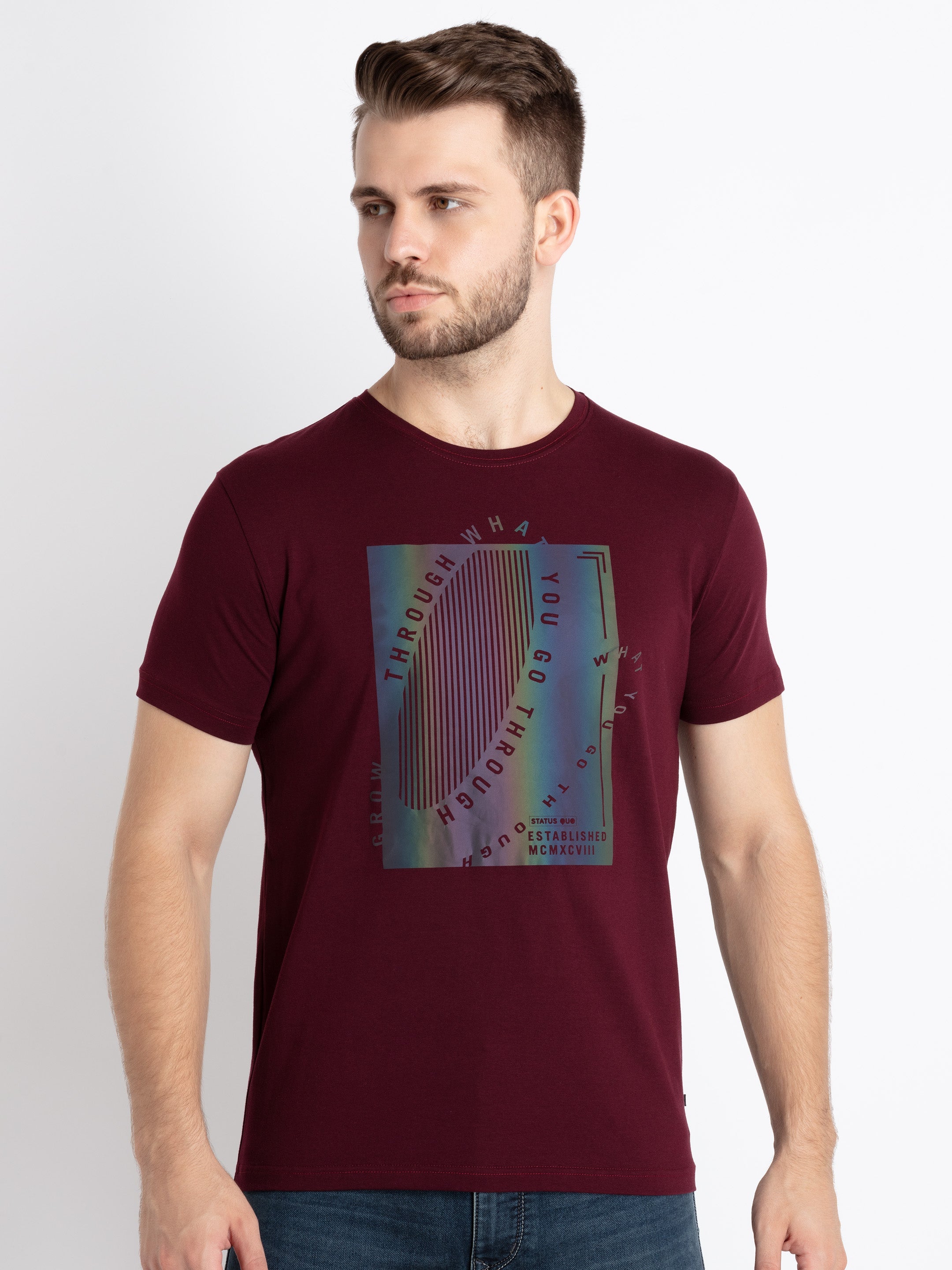 Status Quo |Men's Printed T-shirt - 3XL, 4XL, 5XL