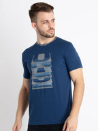 Mens Printed Round Neck T-Shirt