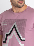 Mens Printed Round Neck T-Shirt