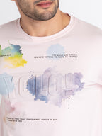 Mens Printed Round Neck T-Shirt