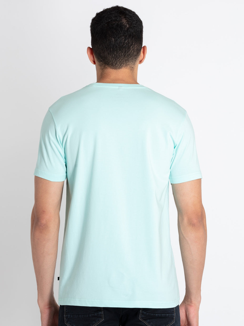 Mens Printed Round Neck T-Shirt