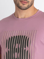 Mens Printed Round Neck T-Shirt