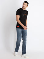 Mens Printed Round Neck T-Shirt