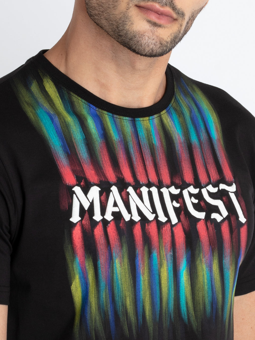 Mens Printed Round Neck T-Shirt