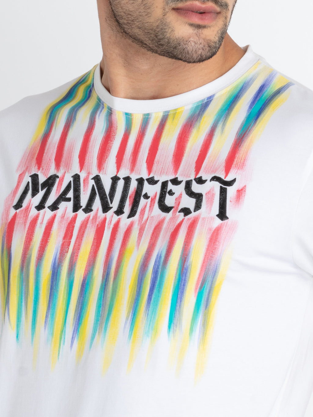 Mens Printed Round Neck T-Shirt