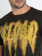 Mens Printed Round Neck T-Shirt
